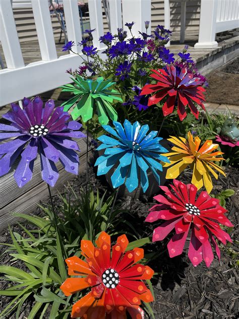 Outdoor Metal Flower 